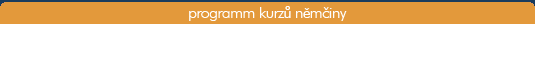 programm kurzů němčiny